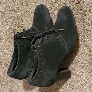 Clark's black booties size 7